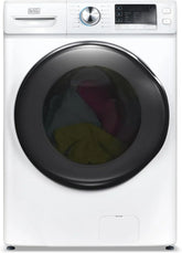 0.9 Cu. Ft. Portable Washer, 6.6 lb. Capacity Washing Machine for Homes & Apartments, 5 Wash Cycles, Quick Connect Sink Adapter and Drain Hose Included, Transparent Lid, BPWM09W, White