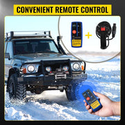 View 18,000 LBS Electric Winch, 12V Steel Cable Winch, Off-Road Towing Winch for ATV, UTV, Truck and Trailer image 6