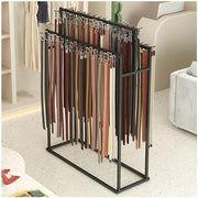 View Floor Mounted Belt Hanger & Organizer Rack - Versatile Storage Holder for Belts, Ties, Scarves & Purses - Commercial Display Stand for Men’s Closet, Multifunctional Accessory Storage Solution image 2