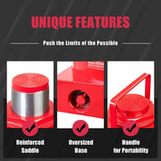 View BIG RED 50 Ton Low Profile Hydraulic Bottle Jack – Welded Construction for Automotive & Heavy Lifting image 2