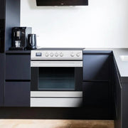 View Front Control Electric Range Oven with 5 Cooktop Elements with 6 Cooking Power Options, Freestanding Oven, 5.0 cu. ft. Capacity Stainless Steel image 4