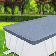 View 18ft Rectangular Pool Cover – Durable Above-Ground Cover for Oasis/Activity Pools, Gray image 4