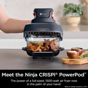 View Air fryer can be used in conjunction with microwave ovens, refrigerators and dishwashers. It is made of non-toxic glass material and features a portable cooking system with a capacity of 4 gallons. It comes with 6 glass containers and a sealing lid, image 2