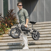 View 5TH WHEEL 14 in Electric Bike for Adults with 650W Peak Motor Electric Bicycle, 36V 7.8Ah Battery Ebike, UL2849 image 2
