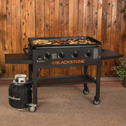 View 36-Inch 4-Burner Griddle Cooking Station with Side Shelves image 2