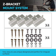 View 400 Watt 12 Volt Premium 4 Pcs 100W Panel 40A MPPT Charge Controller Bluetooth Module Fuse Mounting Z Brackets Adaptor Kit Tray Cables Set, 400W, Grid 12V Solar Power System image 3
