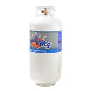 View Flame King YSN401 40 lbs. Empty Propane Cylinder with Overfill Protection Device Valve image 2