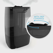 View Enrichment HumeXL Ultrasonic Cool Mist Humidifier - Large, Easy-to-Clean Tank, High/Low Mist, 2 360 Mist Nozzles and Night Mode image 6