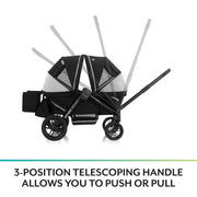 View Evenflo Pivot Xplore All-Terrain Stroller Wagon (Wayfarer Black) image 3