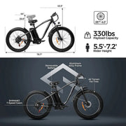 View Outdoor electric bike with 48V/15Ah lithium battery image 3