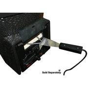 View 22-Inch Kamado-Style Ceramic Charcoal Grill with Grill Cover image 6