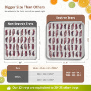 View Commercial Large 12 Trays Food Dehydrator, Usable Area up to 22.67ft², 1200W Full Stainless Steel Dryer Machine, up to 190℉ Temperature, for Meat, Fruit, Veggies, Beef, Herbs, Pet Foods image 4
