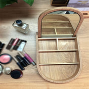 View Makeup With Dresser Storage Box Jewelry Organizer Box Desktop Storage Box image 2