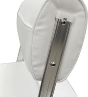 View 8WD156-R-B model replaceable backrest cushion, suitable for the Wes 8WD156 series 70-gallon rebounding rear-back cooling seats, white version image 4