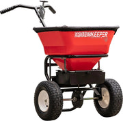 View 100-Lb. Walk-Behind Push Spreader for Grass Seed, Salt, De-Icer and Fertilizer image 1