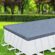 View 24" Durable Rectangular Pool Cover – Gray, for Oasis & Activity Pools image 5