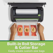 View FoodSaver 2195546 Preserve Vacuum Sealer, Special 14-Piece Starter Kit with Vacuum Seal Roll and Bags image 4