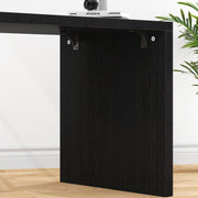 View L Shaped Desk with Drawers Shelves, Corner Home Office Desk with Storage Cabinet, Large Wood Computer Desk for PC Executive Work Writing Study, Modern Living Room Bedroom Table,White Oak,60 in image 4