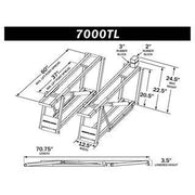 View 7,000-Lb. Portable Car Lift for Trucks and SUVs image 3