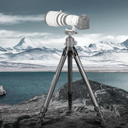 View Hunting tripod, equipped with 44mm ball head and Aka Swiss and Picatinny adapters, 62.2-inch heavy-duty stable tripod, suitable for shooting, hunting and outdoor activities image 4