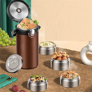 View Insulated Lunch Box, Insulated Multi-layer Stainless Steel Preservation Box, Portable Home Lunch Box image 4