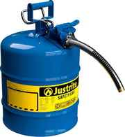 View 5-Gallon Type II Red Safety Gas Can – OSHA-Approved Steel Fuel Container with Flame Arrester, Self-Closing Lid & 1" Flexible Spout (7250130) image 4