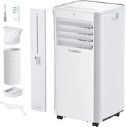 View 8500 BTU Portable Air Conditioners Cool Up to 360 Sq.Ft,3 IN 1 portable ac unit with Remote Control/LED Display/24Hrs Timer/Window Installation Kit & Screwdriver,White image 3