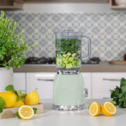 View Backwash-style blender - 600-watt countertop blender, equipped with a 48-ounce BPA-free capacity container, featuring 3 speed modes and pulse function, ice crushing function and juice blending function - adopts the 50th anniversary design style - gen image 2