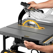 View 10-Inch Table Saw, 15 Amp Motor, 32-1/2-Inch Rip Capacity with Rolling Stand image 3