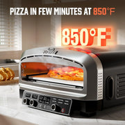 View BIG HORN 14" Electric Pizza Oven, Countertop, Stainless Steel image 2