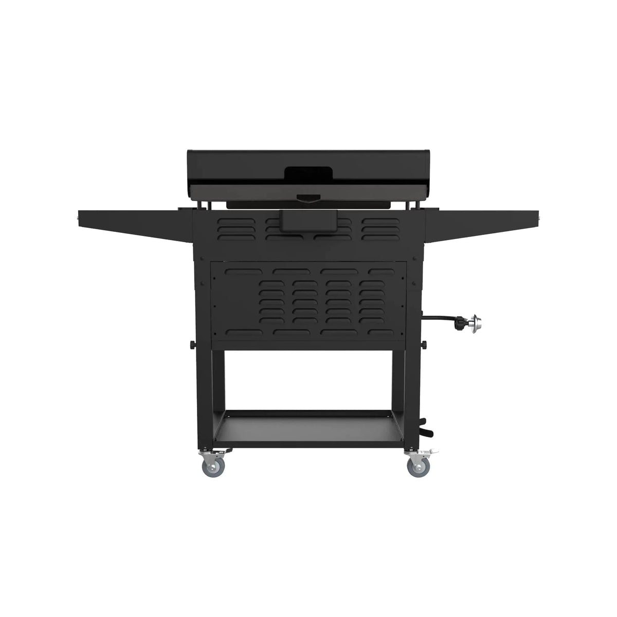 28-Inch 2-Burner Griddle with Electric Air Fryer and Hood