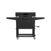 View 28-Inch 2-Burner Griddle with Electric Air Fryer and Hood image 6