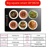 View Electric heating tray 22.8x15 buffet server food heating tray electric heating tray image 2