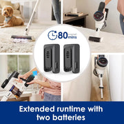 View Cordless Vacuum Cleaner, Smart Stick Handheld Vacuum Strong Suction & Lightweight, Cordless Handheld Vacuum Deep Clean Hair, Hard Floor, Carpet, Car (Pure ONE S11 Grey) image 2