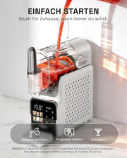 View HBN Slush Maschine 2L Softeismaschine für Zuhause mit Selbstreinigende, kein Eis nötig, 6 Programme für Slushies, Cocktails, Margaritas, Frappés & image 4