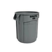 View Heavy-duty round trash can / dumpster, 20-gallon capacity, white, suitable for outdoor garbage containers in places such as garden workers / construction workers / restaurants / backyards / offices / storage areas, 6 pieces per set. image 1