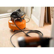 View 6-Gallon Portable Electric Pancake Air Compressor with 18GA Brad Nailer, 16GA Finish Nailer and 18GA Finish Stapler image 3