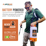 View 2 Gallon Battery Powered Sprayer, Rechargeable Cordless Electric Pump Sprayer for Garden, Lawn and Outdoor Use image 2