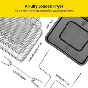View CHEFMAN Multifunctional Digital Air Fryer Rotisserie, Dehydrator, Convection Oven image 4
