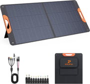 View 200 Watt Portable Solar Panel for Power Station,RV Essentials,200W 20V Foldable Solar Charger with Solar Cable,23.5% High Efficiency IP67 Waterproof 4 Kickstands for Camping RV Road Trip image 1