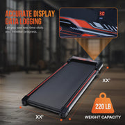 View Cardio Flex Folding Treadmill Running Machine Dual Display Screen, 220 lbs. Capacity image 4