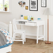 View Kids Desk and Chair Set for Kids with Drawers image 3