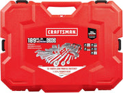 View CRAFTSMAN Mechanics Tool Set, 1/4 and 3/8 Inch Drive, 189 Piece (CMMT12134) image 3