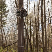 View 21-Foot 2-Person Ladder Treestand, Heavy-Duty Hunting Tree Stand with Ladder, Elevated Outdoor Hunting Platform image 6