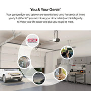 View 3/4 HP Chain Drive Garage Door Opener with Battery Backup image 3