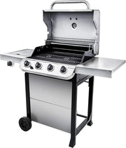 View Performance Series Convective 4-Burner with Side Burner Cart Propane Gas Stainless Steel Grill - 463377319 image 4