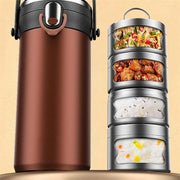 View Insulated Lunch Box, Insulated Multi-layer Stainless Steel Preservation Box, Portable Home Lunch Box image 2