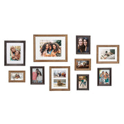 View 10-Piece Wood Gallery Wall Picture Frame Set, Decorative Photo Display Frames for Living Room, Bedroom and Home Decor image 4