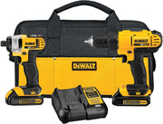 View 20V MAX Cordless Drill and Impact Driver, Power Tool Combo Kit with 2 Batteries and Charger image 1