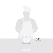 View CUCKOO 6-Cup (Uncooked) Micom Rice Cooker Nonstick Inner Pot | White image 2